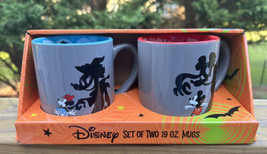 Disney Mickey and Minnie Classic Allover Faces Ceramic Mugs | Set of 2