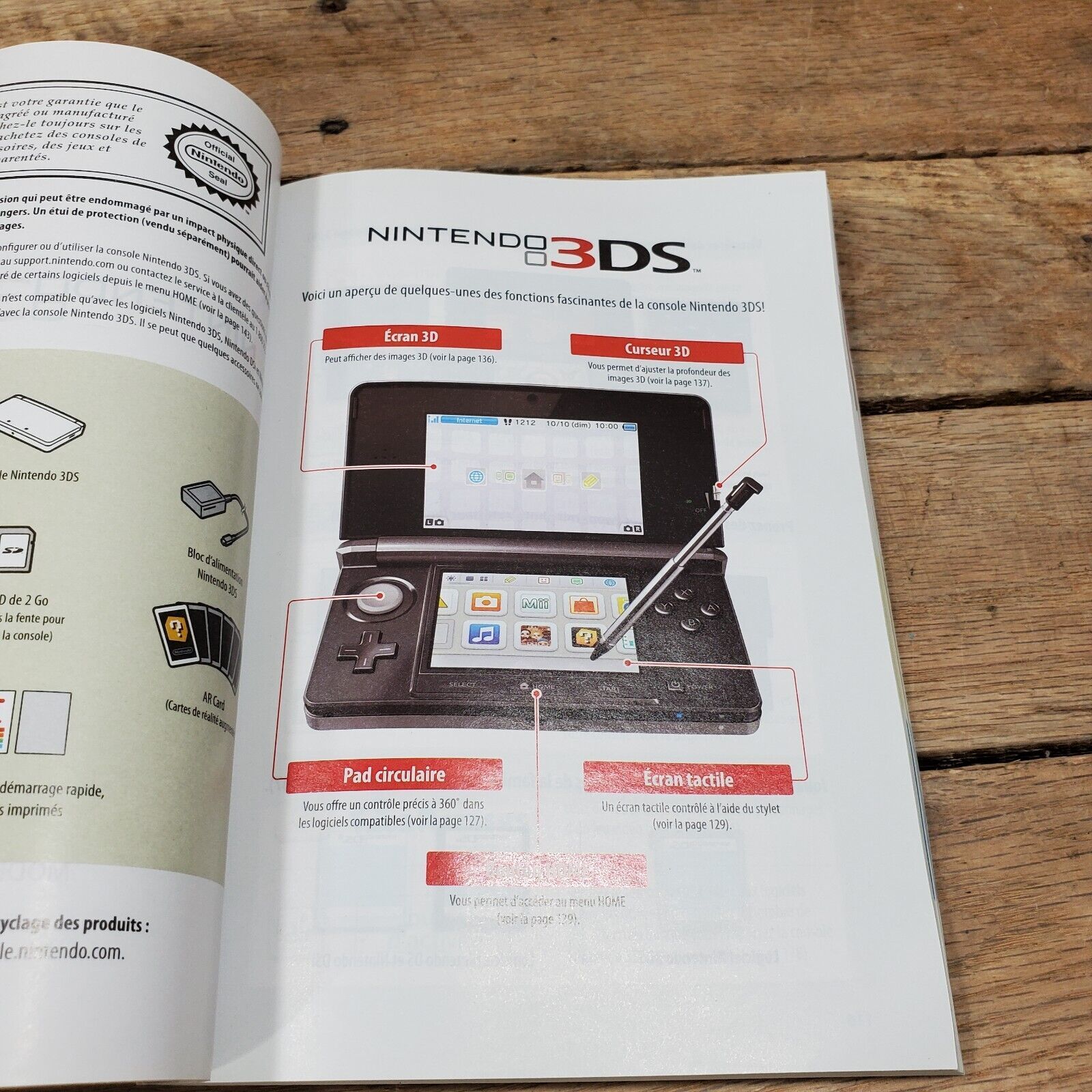 NEW Nintendo 3DS XL System Instruction Booklet Operations Manual