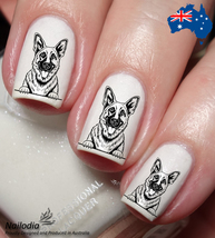 German Shepherd Dog Nail Art Decal Sticker and 50 similar items