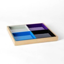 5pc Nested Square Tray Set Gray/Purple/Blue/Black - LEGO Collection x Target - $19.68