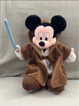 Disney Parks Star Wars Mickey Jedi Plush Doll Signed by Jeremy Bulloch Boba Fett