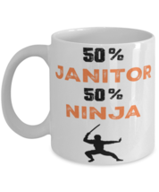 Janitor  Ninja Coffee Mug,Janitor  Ninja, Unique Cool Gifts For Professionals  - $19.95