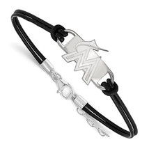 SS  Miami Marlins Small Center Leather Bracelet - $80.46