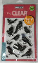 Hero Arts Stamp & Die Kit Lot Set 26 pieces Polyclear BIRDS w/accents frame cuts - $26.83