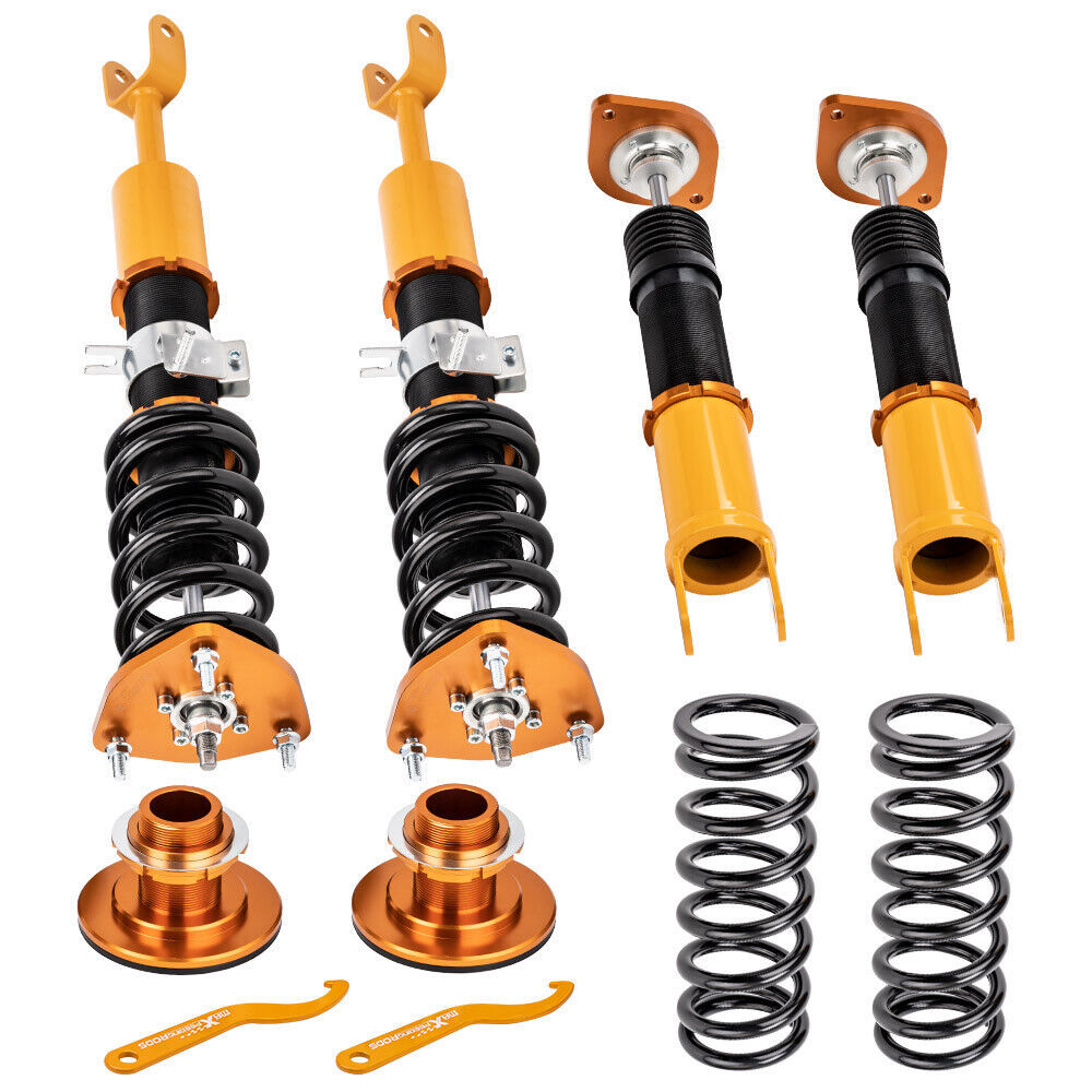Maxpeedingrods Suspension Coilover Shocks+Springs For Nissan 350z Z33