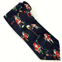 Steven Harris Christmas Sports Tie Necktie Santa Claus Baseball Golf 57&quot;... - $5.89