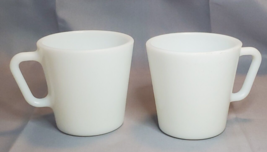 Pyrex Coffee Cups, Set of 2, Spring Blossom, Milk Glass Cups