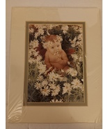 Anne Geddes Daisy Matted Lithograph Art Print Fits Frame Size 8 x 10 Inches - $24.99