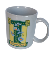 Avon To My Aunt Coffee Mug Mothers Day Gift Idea Flowers Love Sentiment ... - $9.99