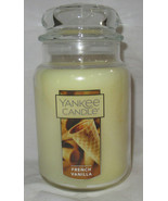 Yankee Candle Large Jar Candle 100-150 hrs 22 oz FRENCH VANILLA - $39.23