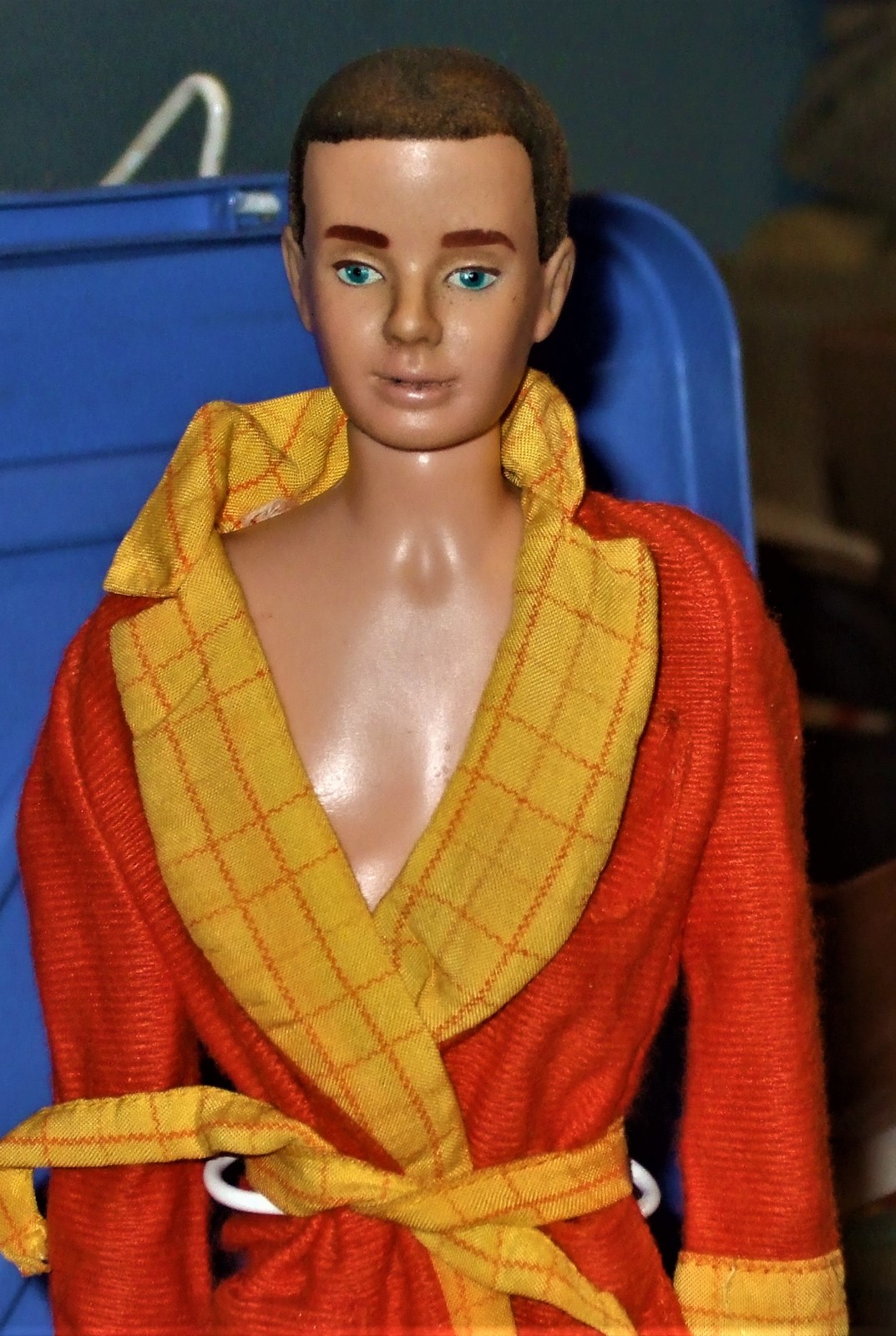 Vintage Ken Doll1961 Flocked Hair Dolls & Doll Playsets