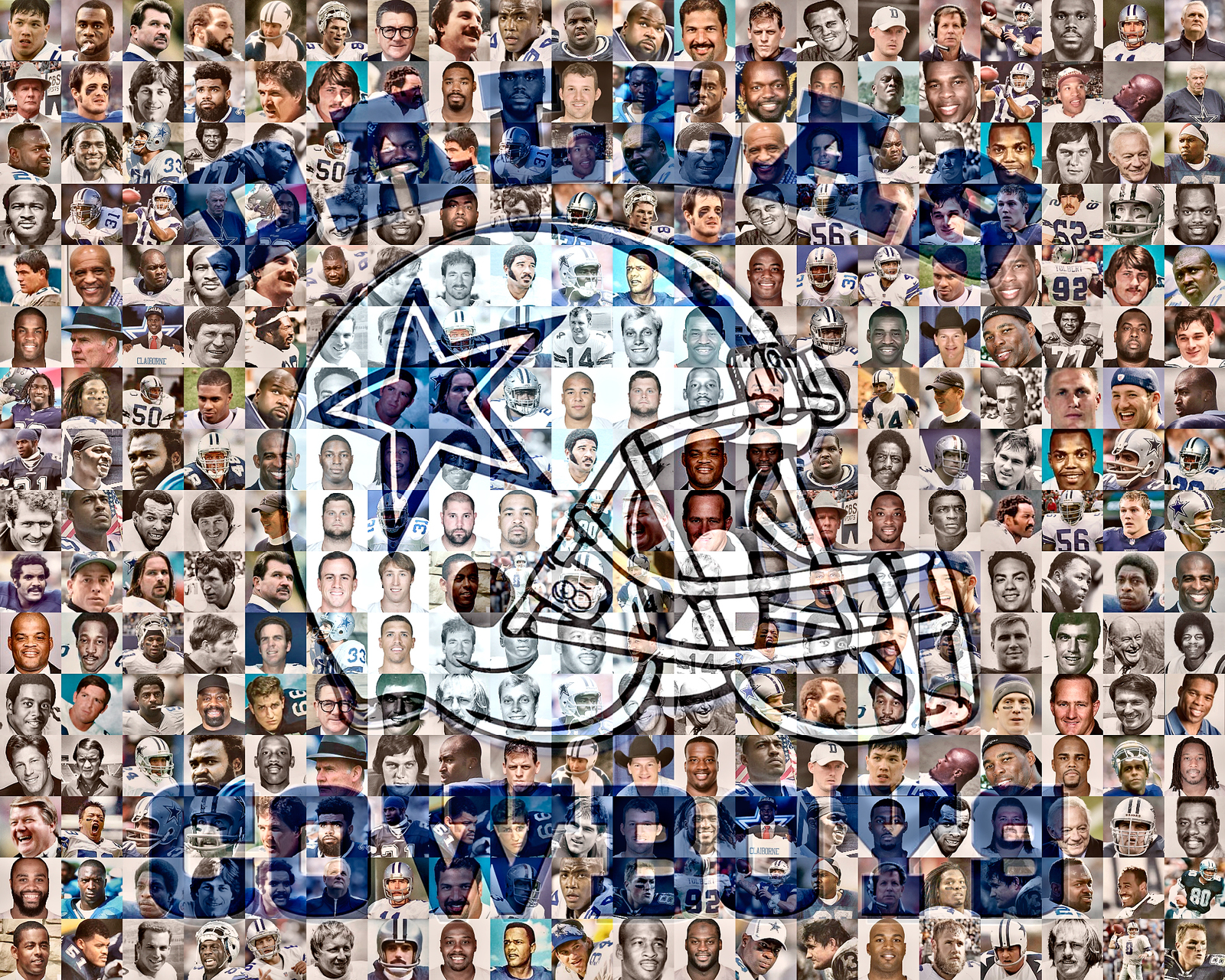 Dallas Cowboys mosaic facebook timeline cover