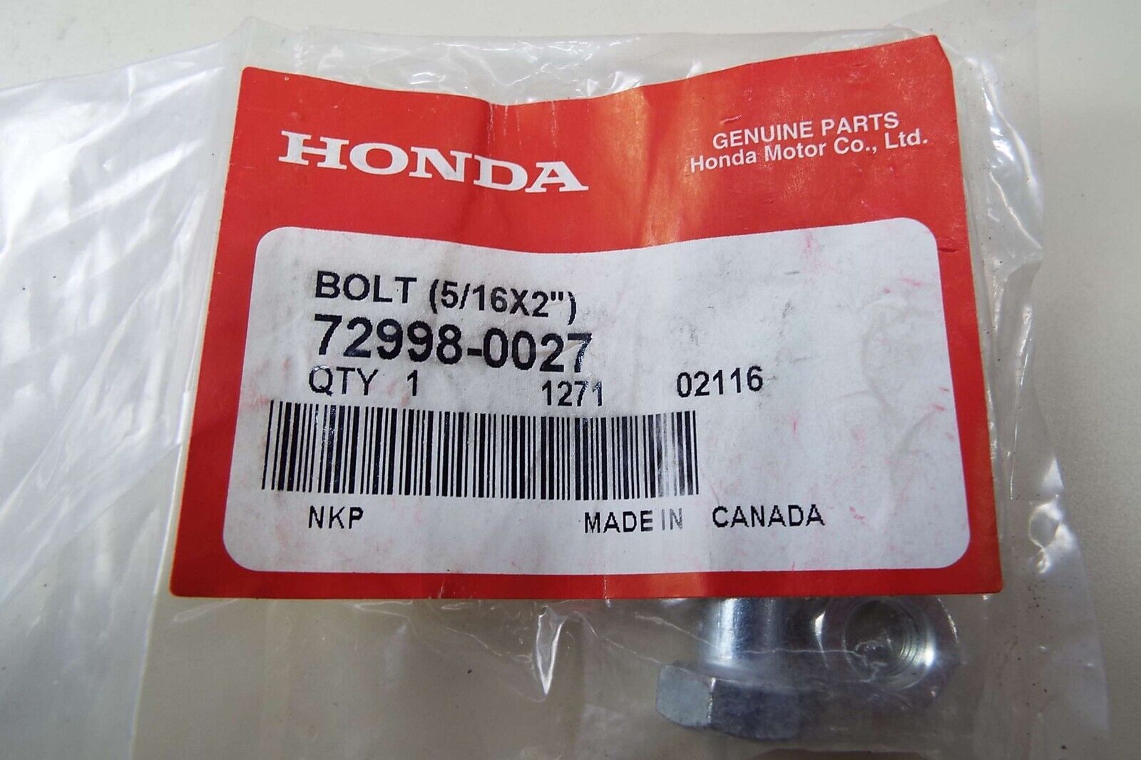 x2 HONDA RT5000 5013 5518 SB1013B A SB800A SNOW BLOWER 729980027 SHEAR