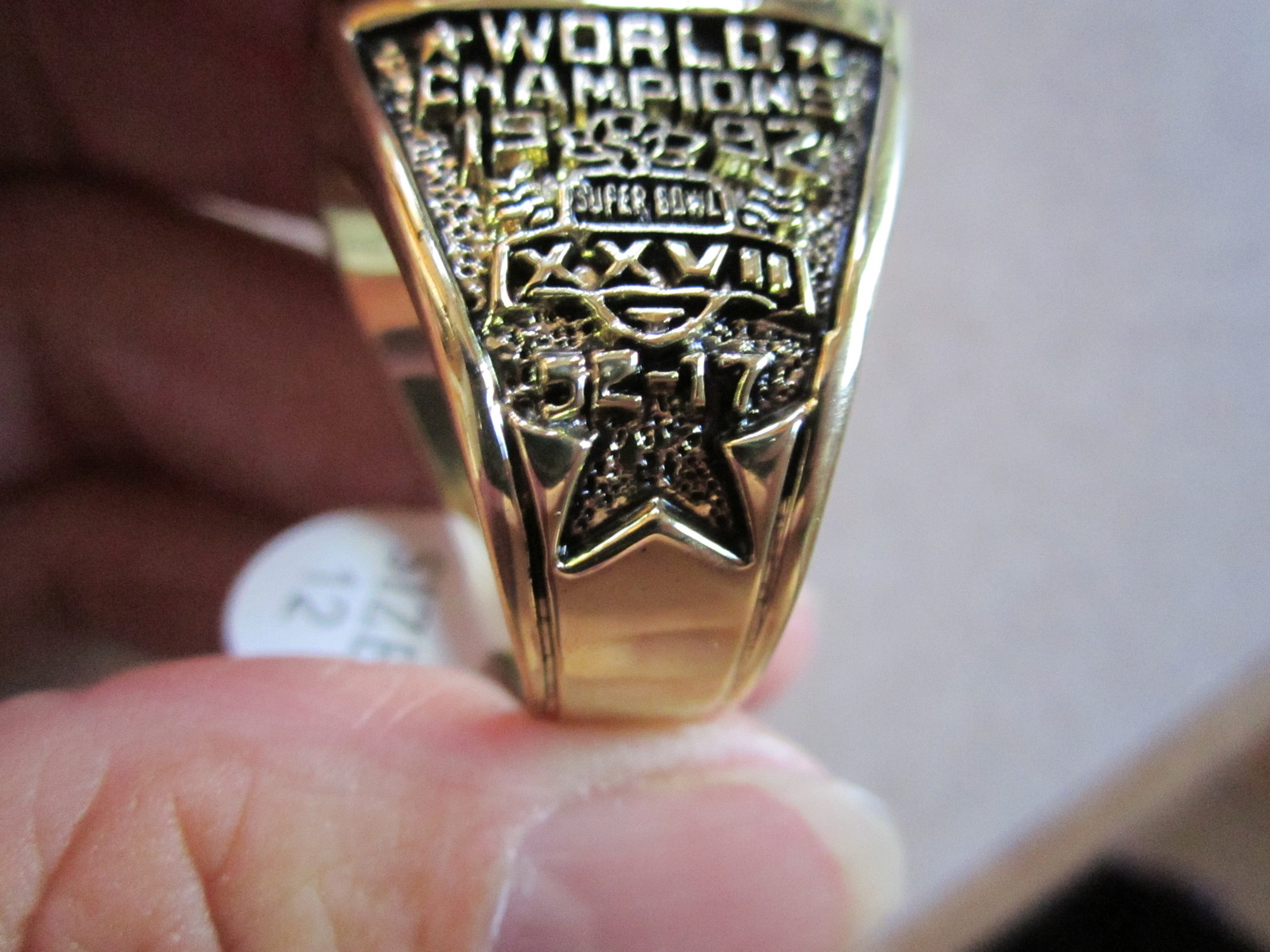 1992 Dallas Cowboys Championship RING,18K and similar items