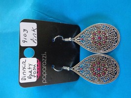 Paparazzi Earrings (new) Dinner Party Posh/Pink 9103 - $8.61