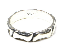 Solid Stil 925 Sterlingsilber Ring Schlicht Unisex Band 17/57 Nr. Größen - $29.17