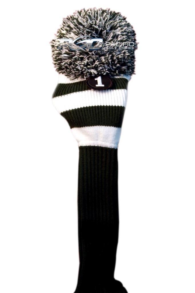 New #1 black white POM POM headcover golf and 50 similar items