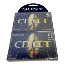 Sony CD-IT Type Ii High Bias 90 Min Cassette Tapes 2 Pack New Sealed - $14.73