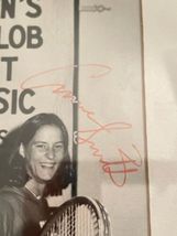Framed Hand Signed Photo Tennis Player Wendy Turnbull Anne Smith Autograph image 4