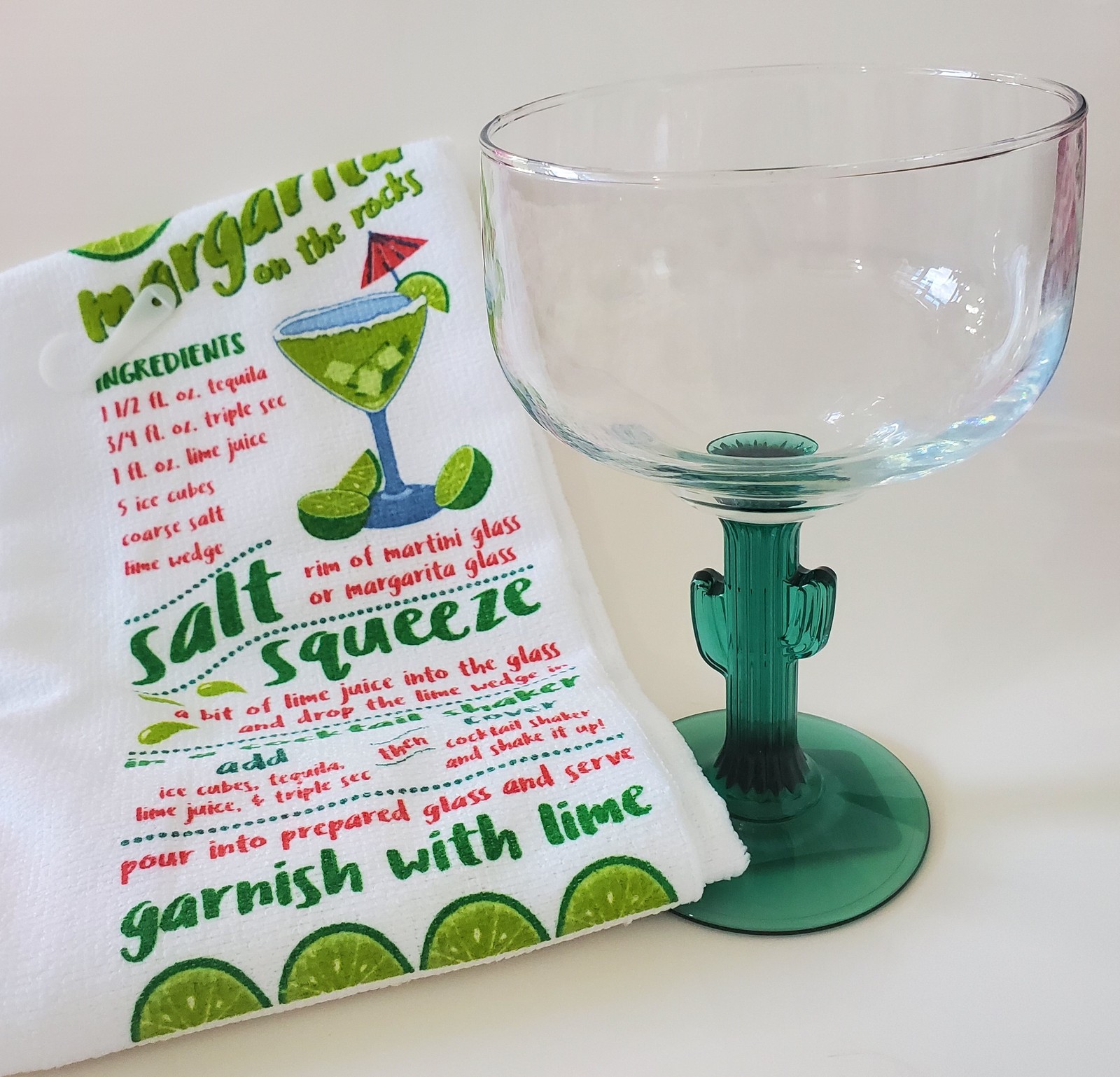 Margarita Cactus Glass - 16 oz