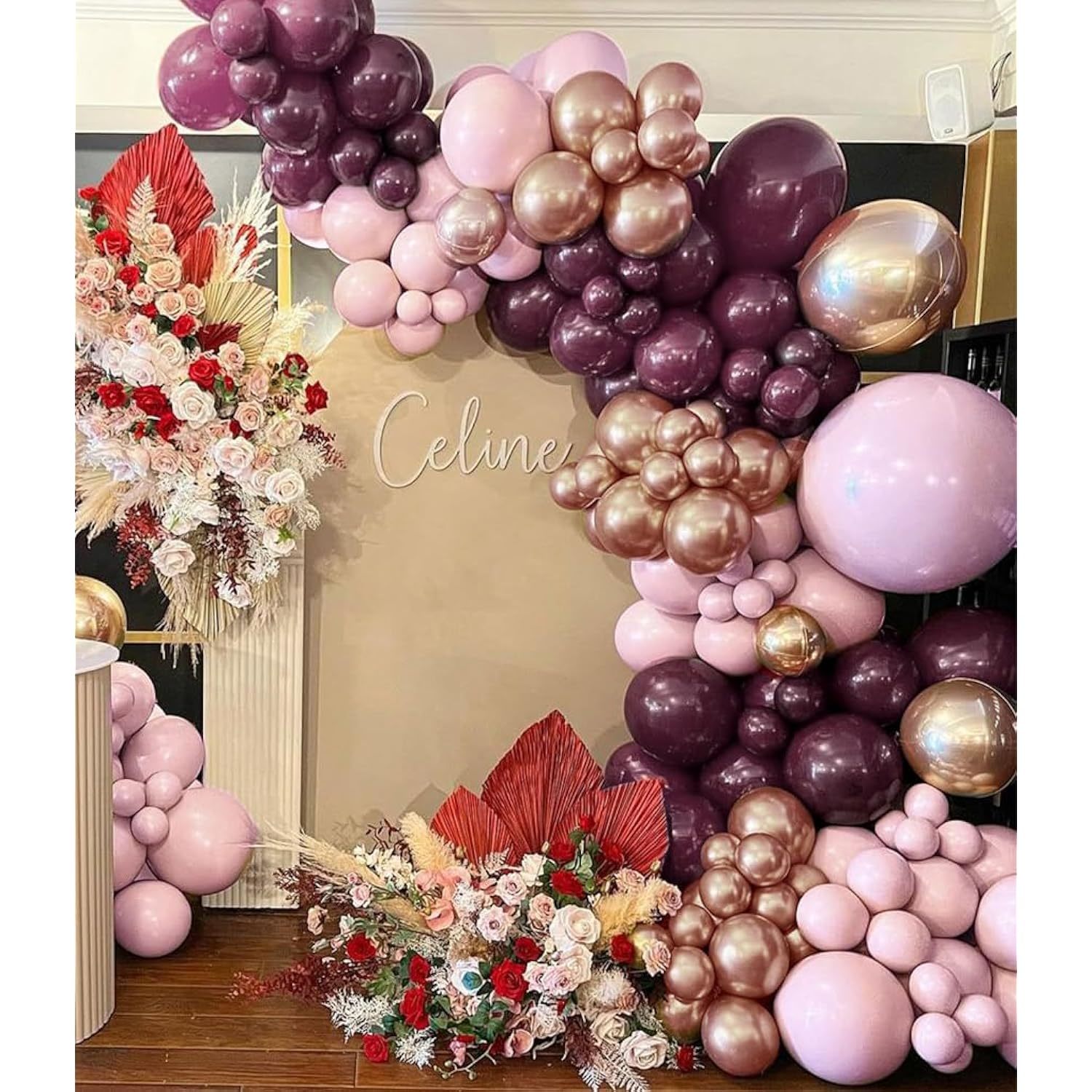 Unbranded, Party Supplies, Pink Balloon Garland Rose Gold Pink Balloon  Arch Kit 1 Pieces