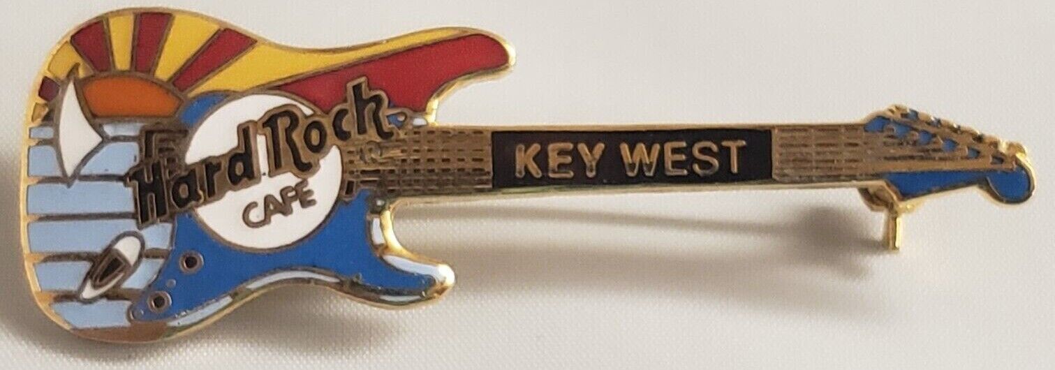 Primary image for Hard Rock Cafe Guitar Key Westl Pin / Brooch Fender Stratocaster