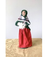 1987 Byer&#39;s Choice Carolers Victorian Woman Figurine 13 Doll, Christmas ... - $63.00