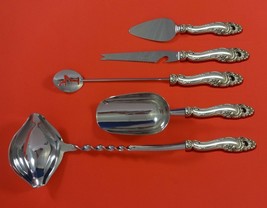 Decor by Gorham Sterling Silver Cocktail Party Bar Serving Set 5pc Custom Made - $335.61