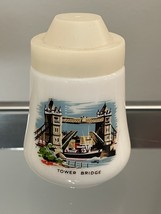 Pair of Vintage London Milk Glass Salt and Pepper Shakers image 4