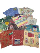 Huge Lot Wrapping Paper Sheets Some Vintage Scrapbooking Wedding Baby Easter - $24.75