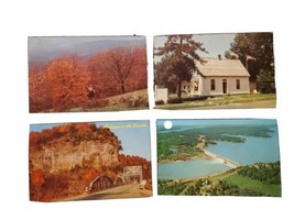 Missouri MO Autumn ozarks Pike peak Bluff Bagnell Dam lake of  postcard ... - $9.92