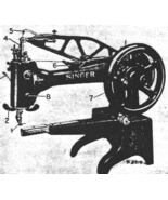 Singer 29K71 and 29K73 manual sewing machine  instruction Enlarged Hard ... - $12.99