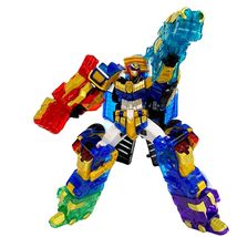 Metal Cardbot Ultimate Blue Cop Korean Transforming Action Figure Robot Toy image 5