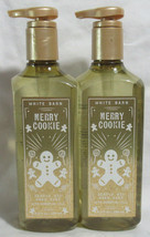 White Barn Bath &amp; Body Works Gentle Gel Hand Soap Lot Set of 2 MERRY COOKIE - $24.95