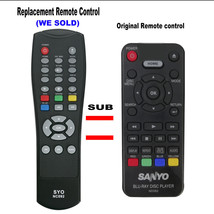 NC092UL NC092 Replaced Remote for Sanyo Blu-ray Disc Player FWBP505F FWBP505FN - $20.99