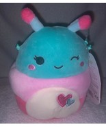 Squishmallows Fluxie the Caterpillar Love Bug 5&quot;H NWT - $14.88
