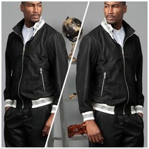 Makobi, Other, Mens Black Fashion Velour Tracksuit