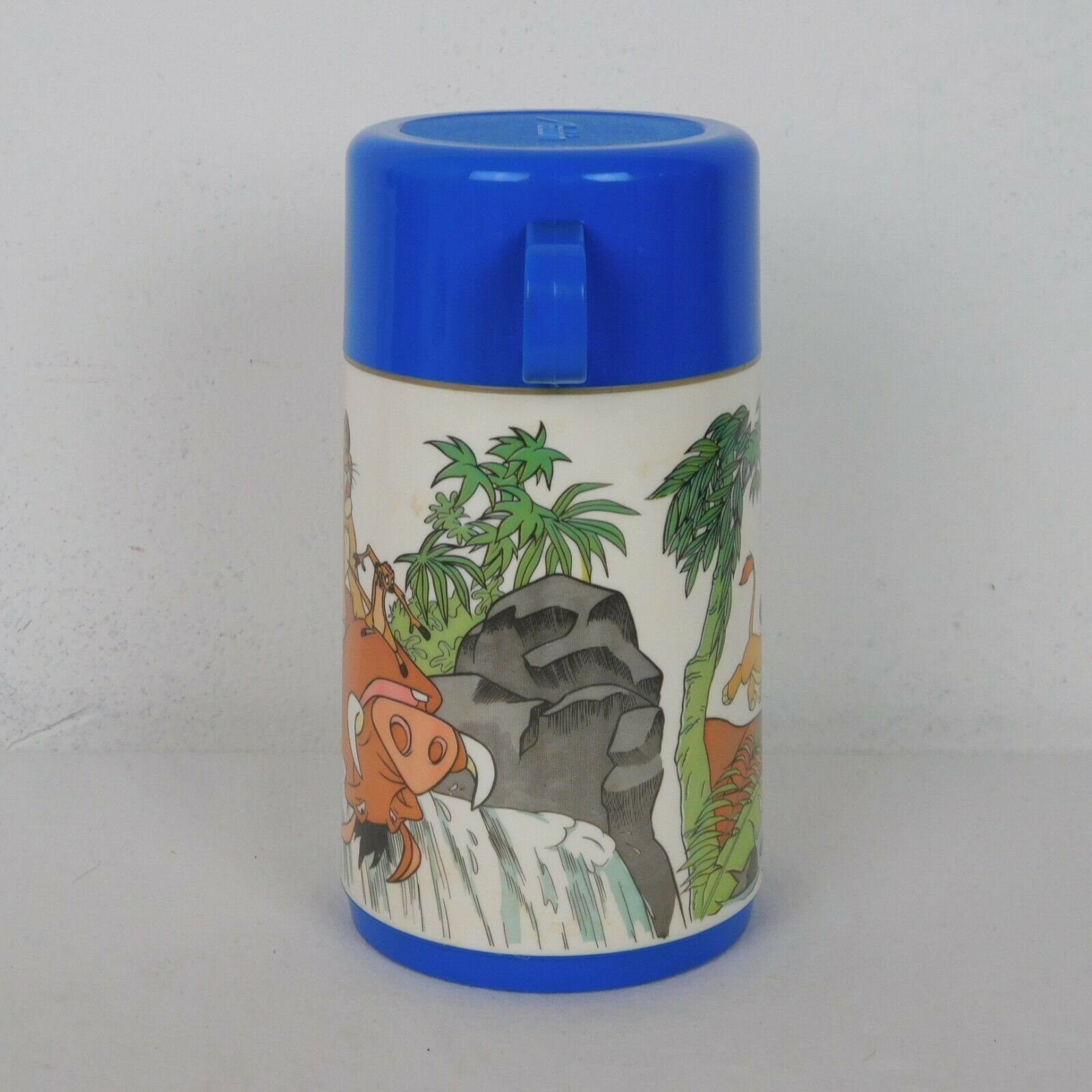90's Lion King Hakuna Matata Lunch Box With Matching Thermos Flask. Made in  USA 