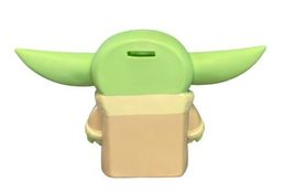 New Star Wars Grogu Baby Yoda The Child Coin Piggy Bank Mandalorian PVC Disney image 3