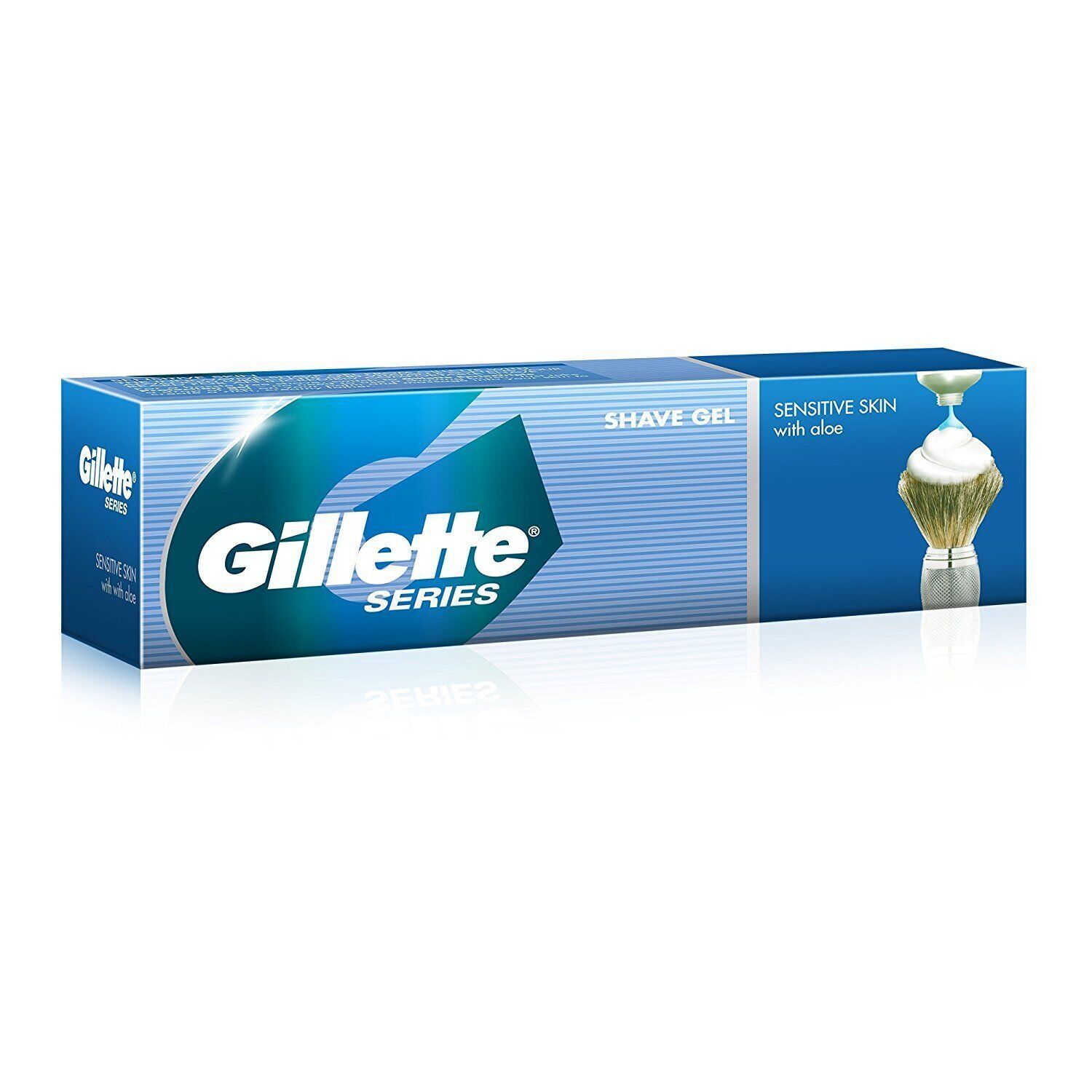gillette sensitive pre shaving gels contains glycerine shaving foam - 60 g 1 pcs