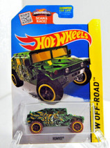 Hot Wheels Mattel HUMVEE HW Off-Road Jungle Rally 2015 1:64 Toy Car Jeep - $6.75
