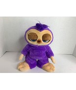 Zuru Purple Plush Doll Toy Animal 10 in tall Fifi the Flossing Pets Aliv... - $16.83