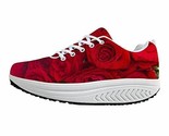 For U Designs Rocker Sole Women's Shoes - Red Rose - Size 41 (Size 10-10.5) - $41.72