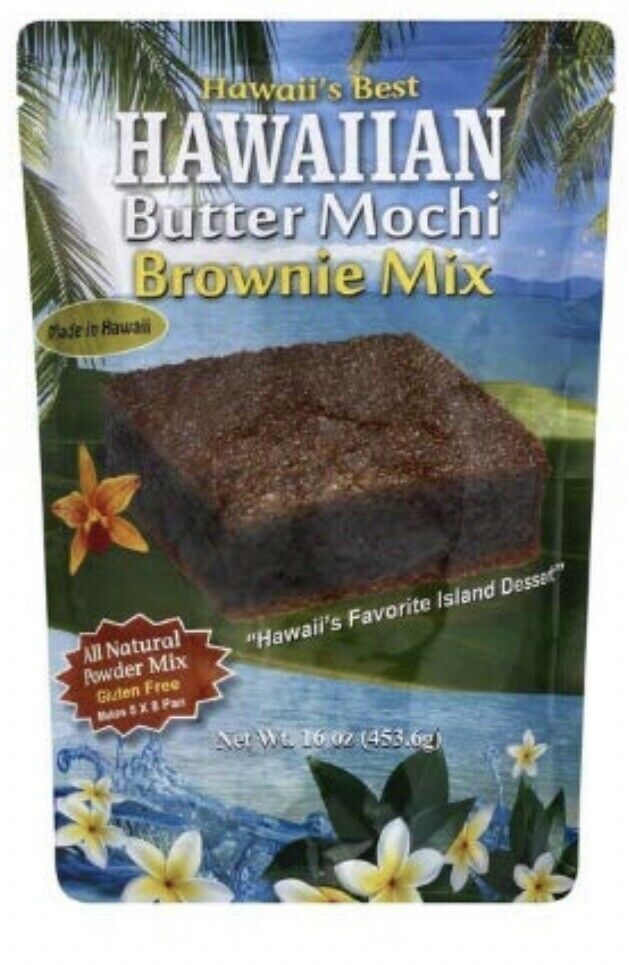 Primary image for Hawaiis Best Hawaiian Butter Mochi Chocolate Brownie Mix 16 Oz.