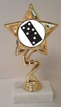 Domino Trophy 7" Tall As Low As $3.99 Each Free Shipping T03N2 - $7.99+