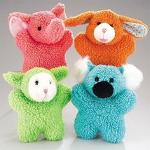 Dog Toys Soft Berber Babies Plush Fleece Squeakers 8&quot; Choose Animal Char... - $8.89