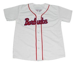 Custom Name Number Barbudos Baseball Jersey Button Down White Any Size image 1