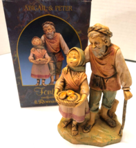 Fontanini ROMAN Limited Edition Abigail &amp; Peter Vintage Nativity Figurine - $39.60