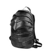 beetle shape creative teenagers cool snakeskin pattern PU backpack - $48.00
