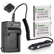 Kastar 2X Battery + Charger for Olympus LI-50B LI-50C & XZ-1 SZ-30MR SZ-10 SZ-11 - $25.99